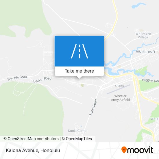 Mapa de Kaiona Avenue