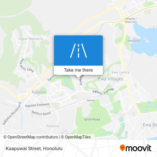 Mapa de Kaapuwai Street