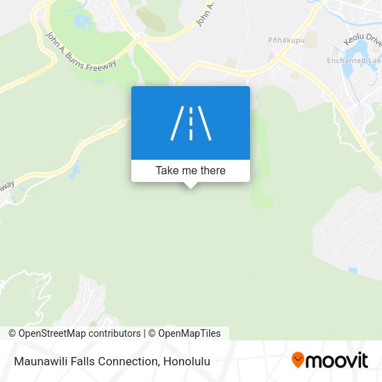 Mapa de Maunawili Falls Connection