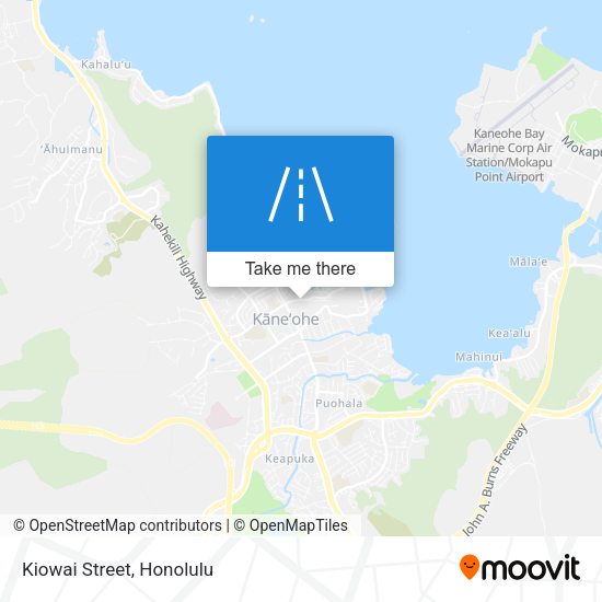 Mapa de Kiowai Street