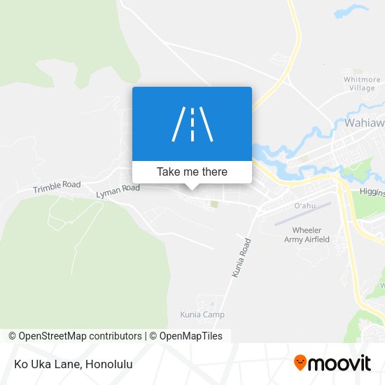 Mapa de Ko Uka Lane
