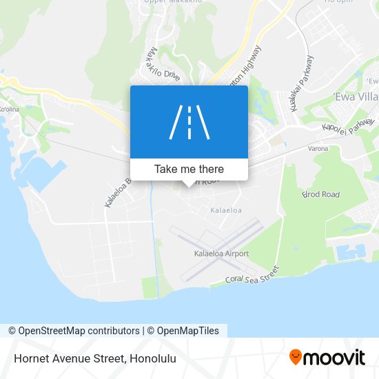 Mapa de Hornet Avenue Street