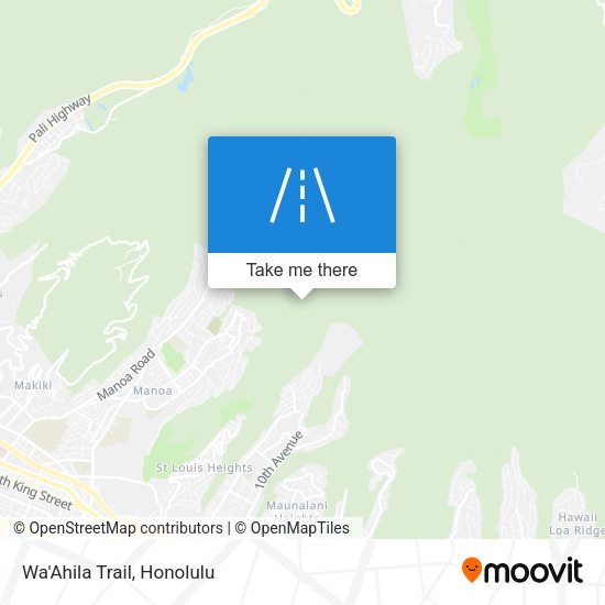 Mapa de Wa'Ahila Trail