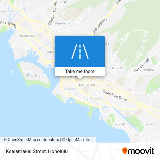 Kealamakai Street map
