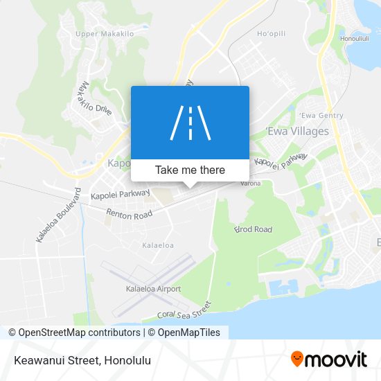 Mapa de Keawanui Street