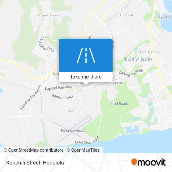Mapa de Kanehili Street