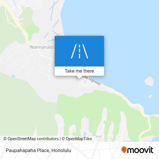 Paupahapaha Place map