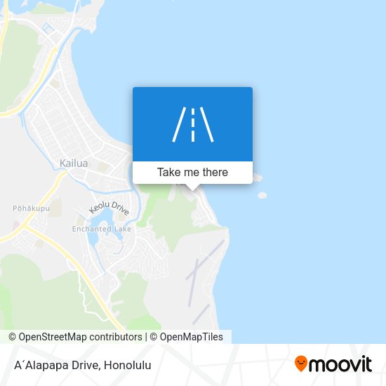 AʻAlapapa Drive map