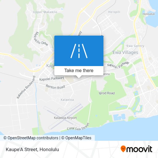 Mapa de Kaupe'A Street