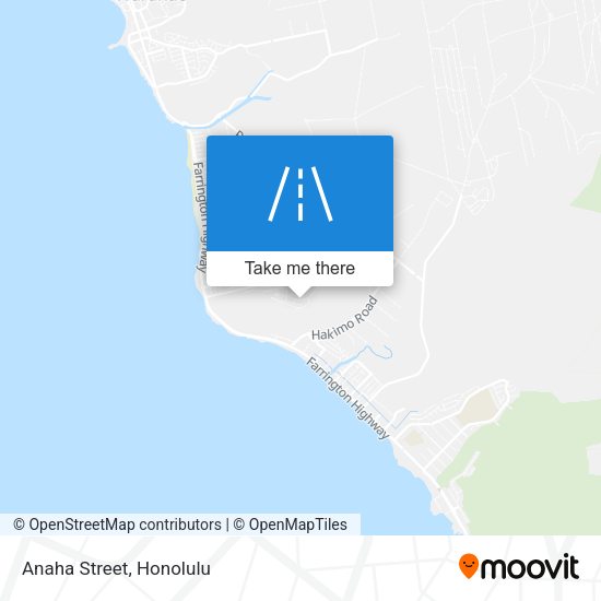 Mapa de Anaha Street