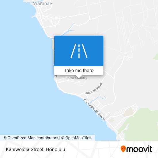 Kahiwelola Street map