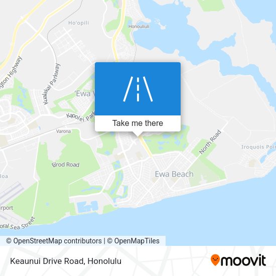 Mapa de Keaunui Drive Road