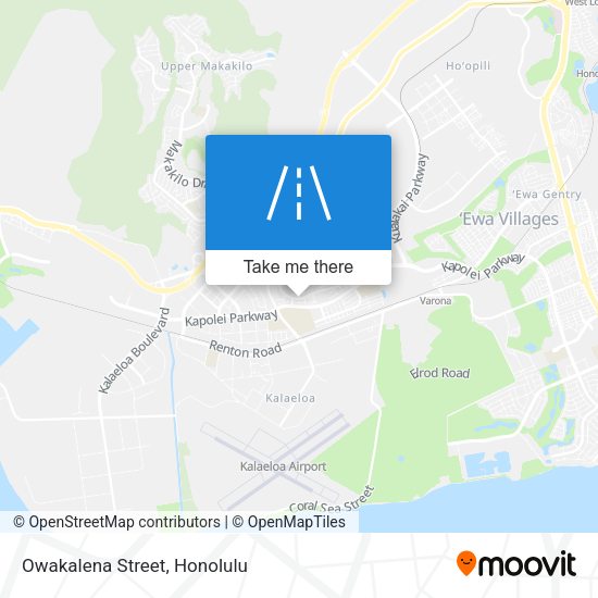 Mapa de Owakalena Street
