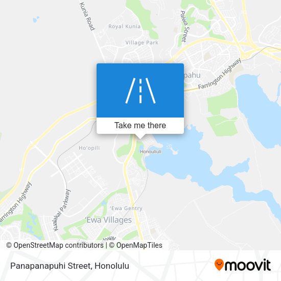 Panapanapuhi Street map