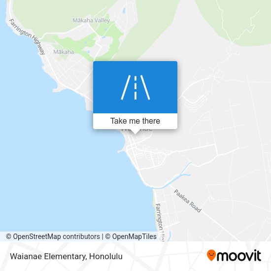 Mapa de Waianae Elementary