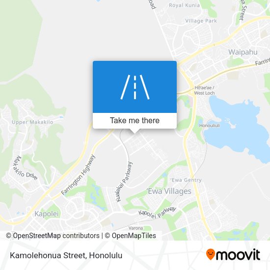 Kamolehonua Street map