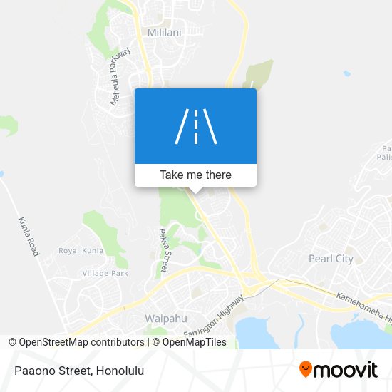 Mapa de Paaono Street