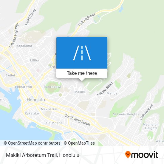 Makiki Arboretum Trail map