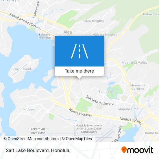 Salt Lake Boulevard map