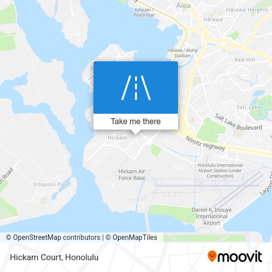 Mapa de Hickam Court