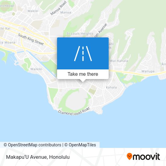 Mapa de Makapu‘U Avenue