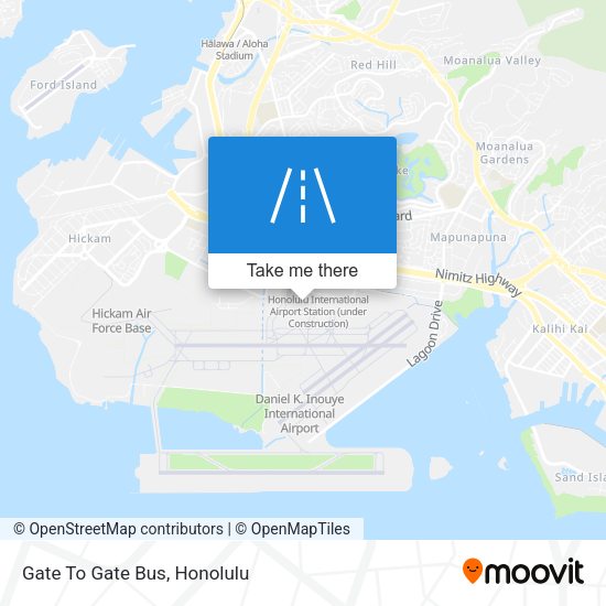 Mapa de Gate To Gate Bus