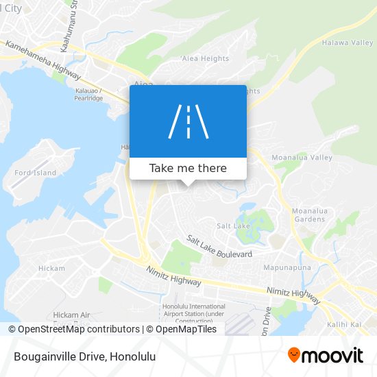 Mapa de Bougainville Drive