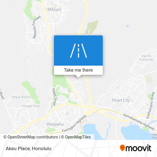 Mapa de Akeu Place