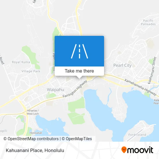 Kahuanani Place map