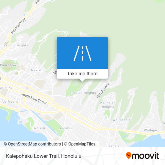 Kalepohaku Lower Trail map