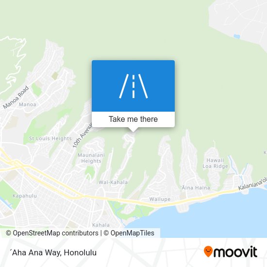 ʻAha Ana Way map