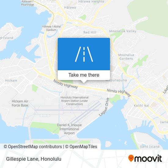 Mapa de Gillespie Lane