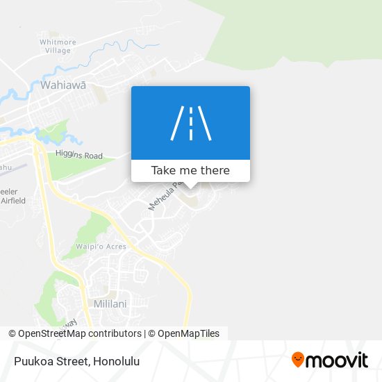 Puukoa Street map