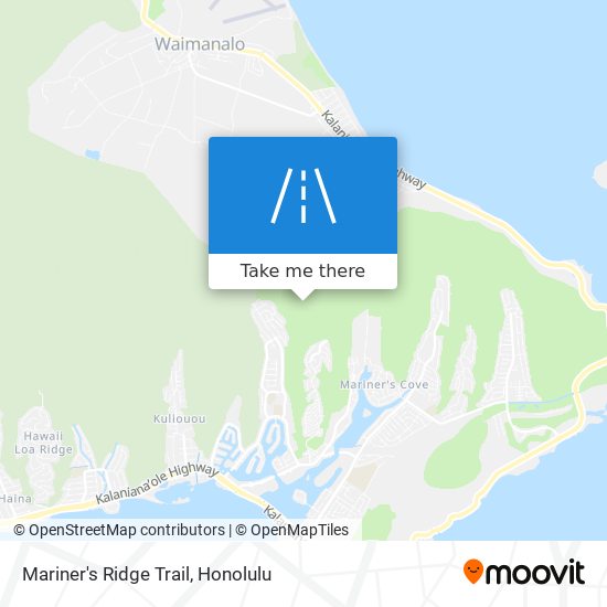 Mapa de Mariner's Ridge Trail