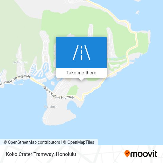 Mapa de Koko Crater Tramway