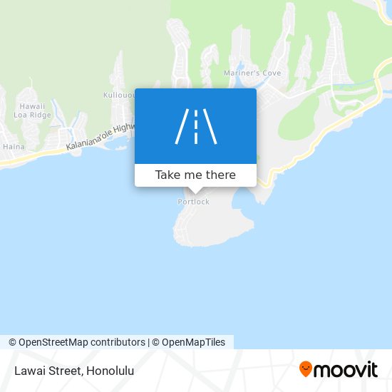 Lawai Street map