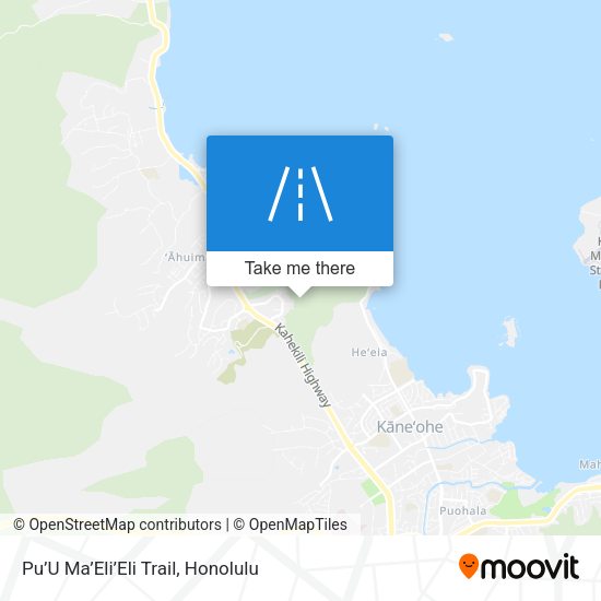 Pu’U Ma’Eli’Eli Trail map