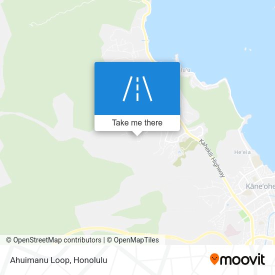 Mapa de Ahuimanu Loop