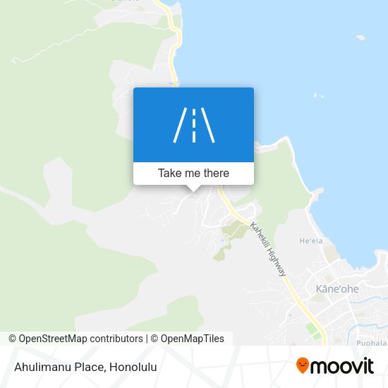 Ahulimanu Place map