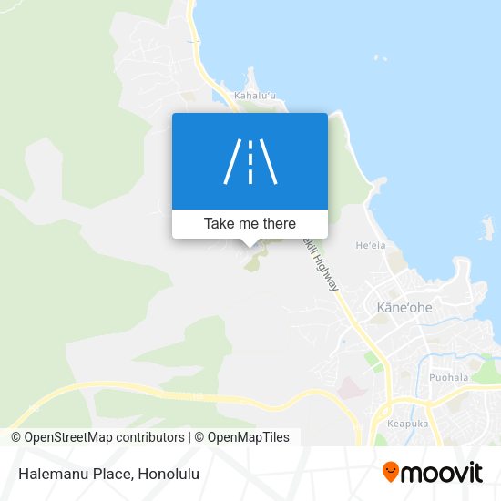 Mapa de Halemanu Place