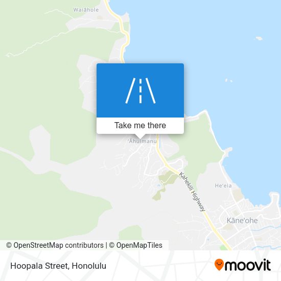 Hoopala Street map