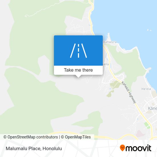 Malumalu Place map