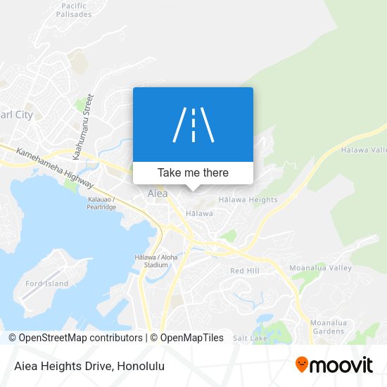 Aiea Heights Drive map