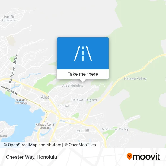 Chester Way map