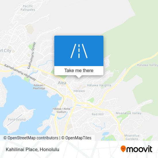 Mapa de Kahilinai Place
