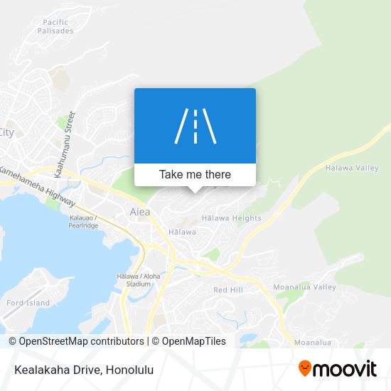 Kealakaha Drive map