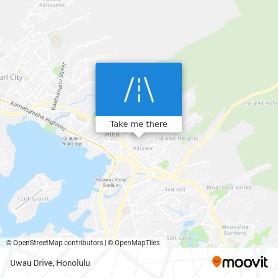 Uwau Drive map