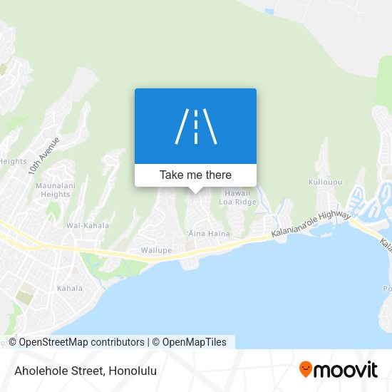 Mapa de Aholehole Street