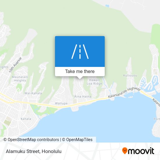 Mapa de Alamuku Street