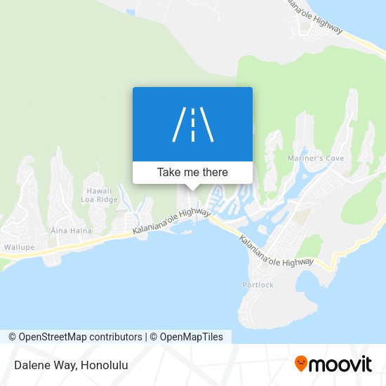 Mapa de Dalene Way